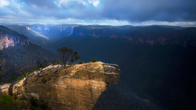 "Morning Glow"Hanging Rock