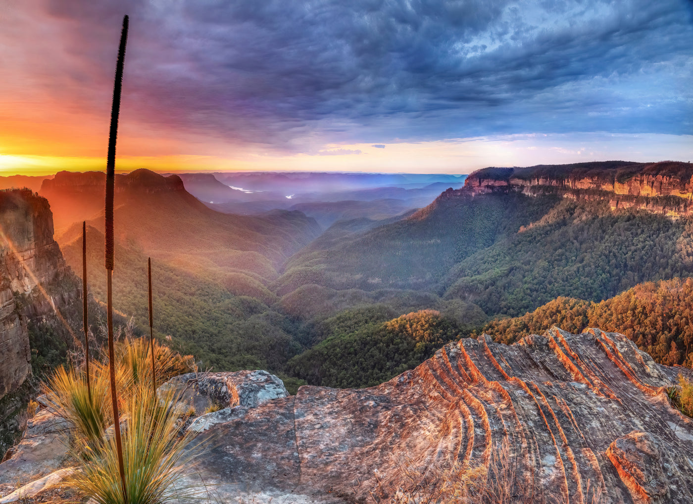 "Three Spears Sunrise"